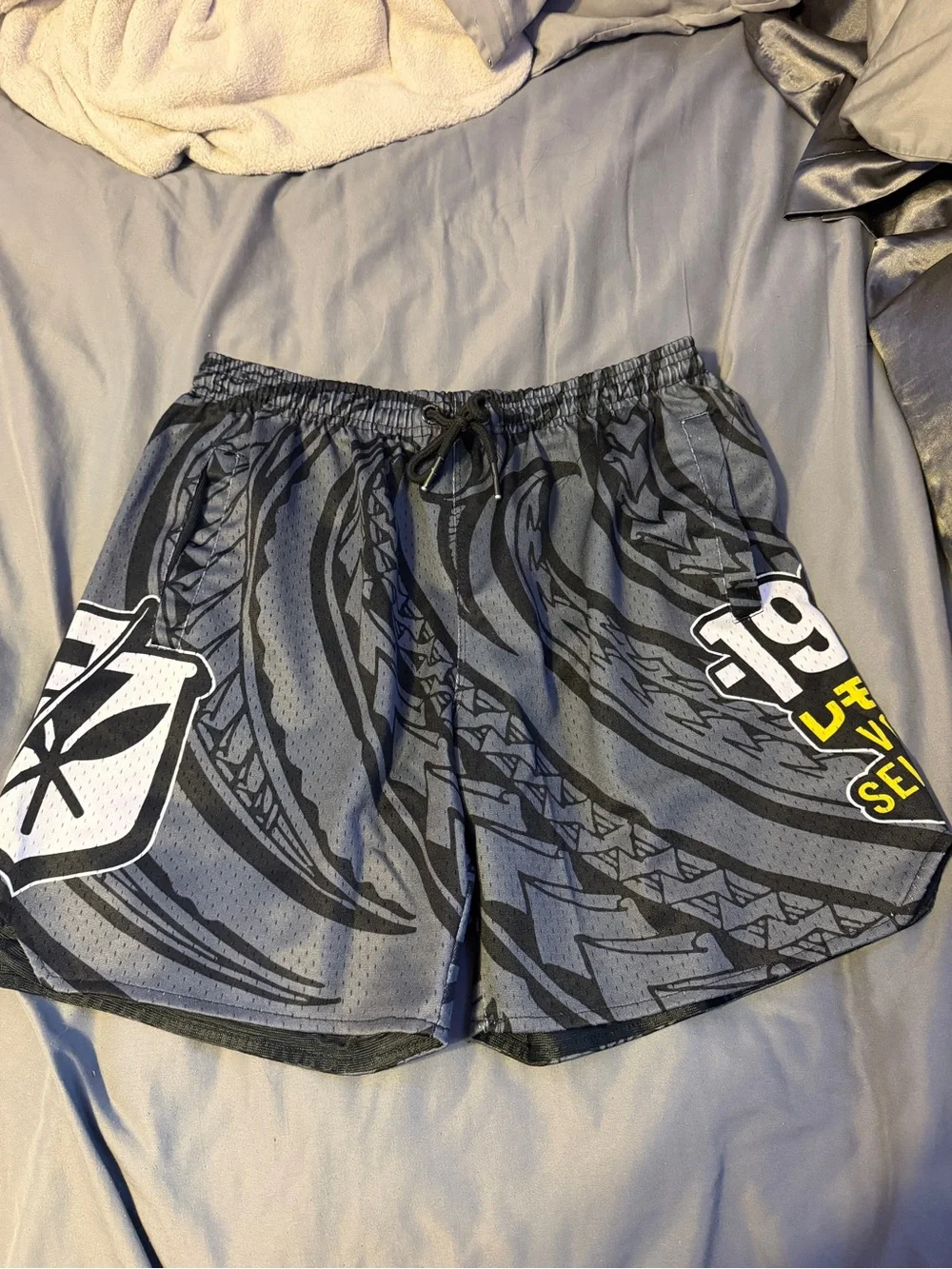 Hawaiis Finest Men's Gray Athletic Shorts